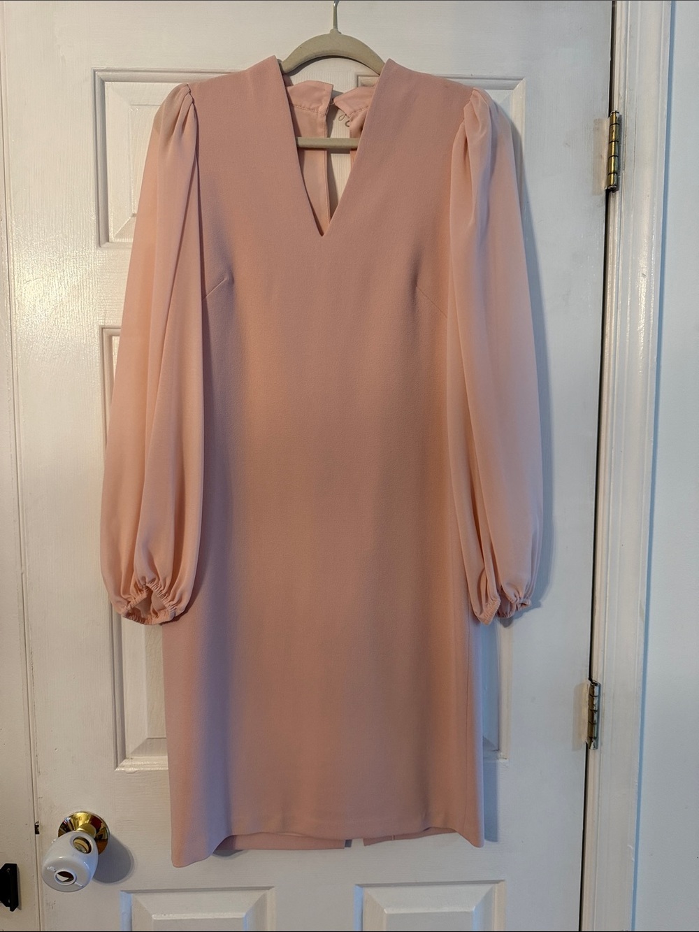 Vince Camuto Blush Pink V-Neck Mini Dress